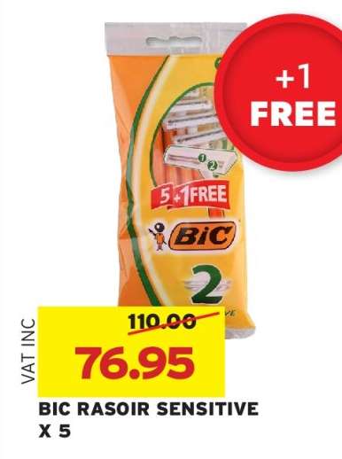 BIC RASOIR SENSITIVE X 5