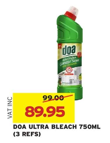 DOA ULTRA BLEACH 750ML (3 REFS)
