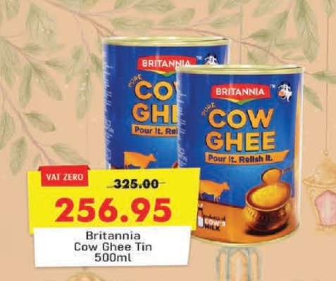 Britannia Cow Ghee Tin 500ml