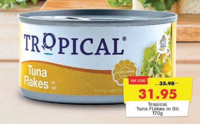 Tropical Tuna Flakes in Oil