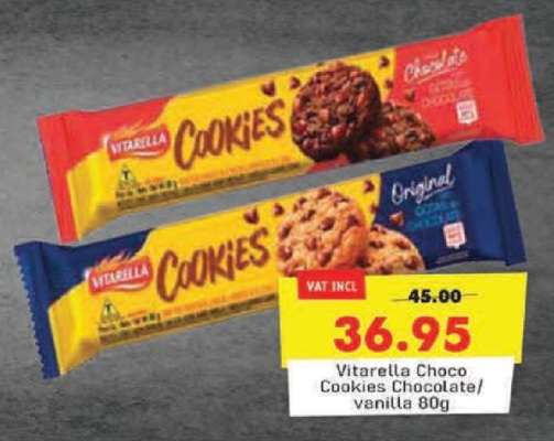 Vitarella Choco Cookies Chocolate/Vanilla 80g