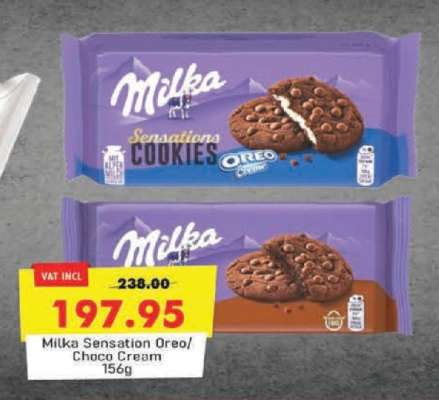 Milka Sensation Oreo/Choco Cream 156g