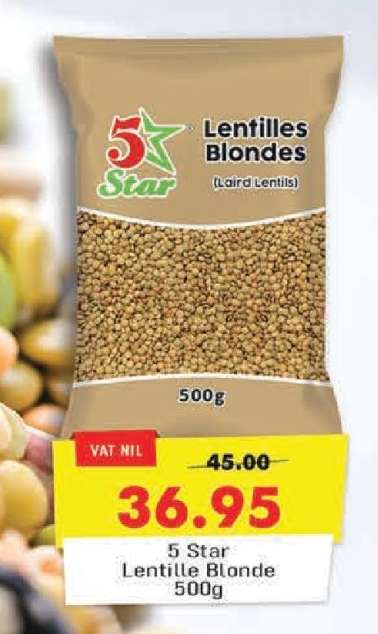 5 Star Lentille Blonde 500g