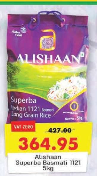 Alishaan Superba Basmati 1121 5kg