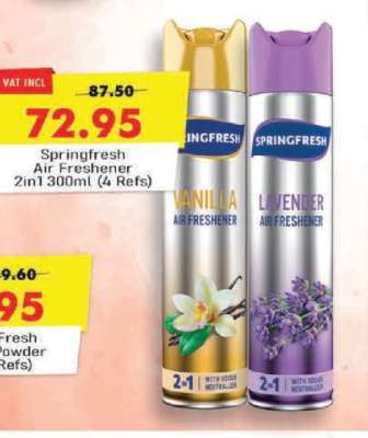Springfresh Air Freshener 2in1 300mL (4 Refs)