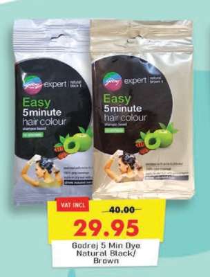 Godrej 5 Min Dye Natural Black/Brown