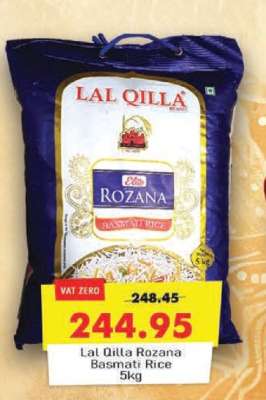 Lal Qilla Rozana Basmati Rice 5kg