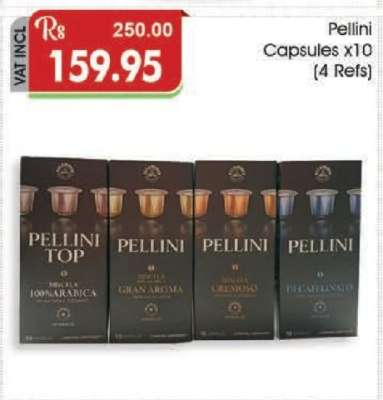 Pellini Capsules x10 (4 Refs)