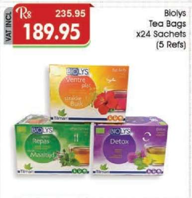 Biolys Tea Bags x24 Sachets