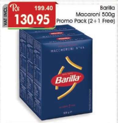 Barilla Macaroni 500g Promo Pack (2+1 Free)