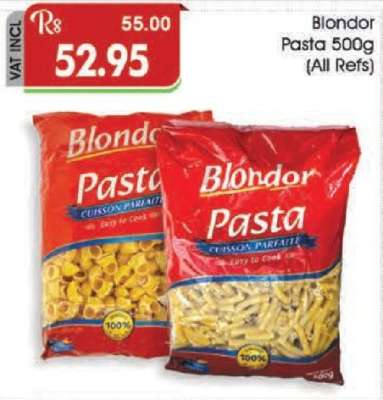 Blondor Pasta 500g (All Refs)