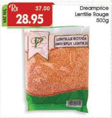Dreamprice Lentille Rouge 500g