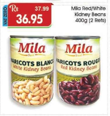 Mila Red/White Kidney Beans
