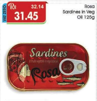 Rosa Sardines in Veg Oil 125g