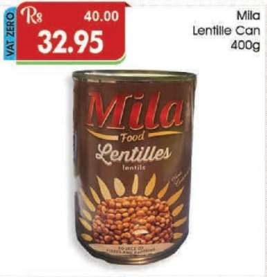 Mila Lentille Can 400g