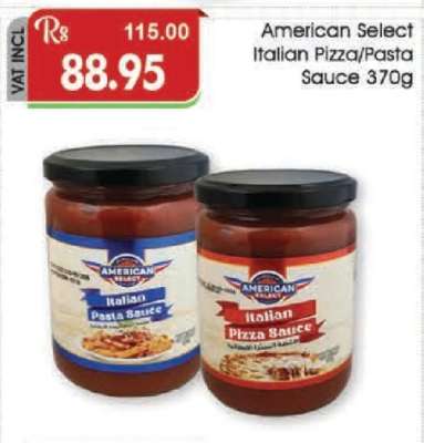 American Select Italian Pizza/Pasta Sauce 370g