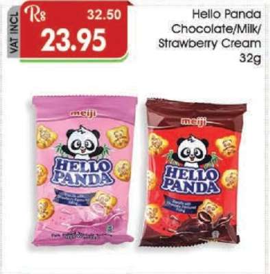 Hello Panda Chocolate/Milk/Strawberry Cream 32g