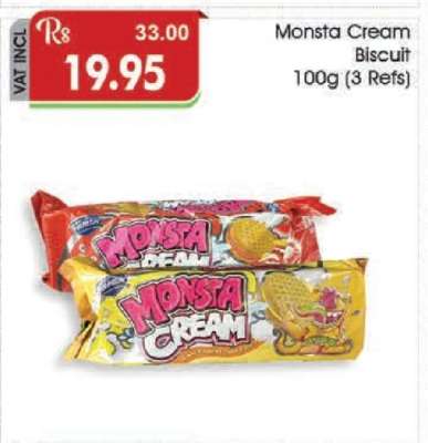 Monsta Cream Biscuit