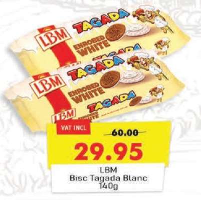 LBM Bisc Tagada Blanc 140g