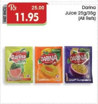Darina Juice 25g/35g (All Refs)