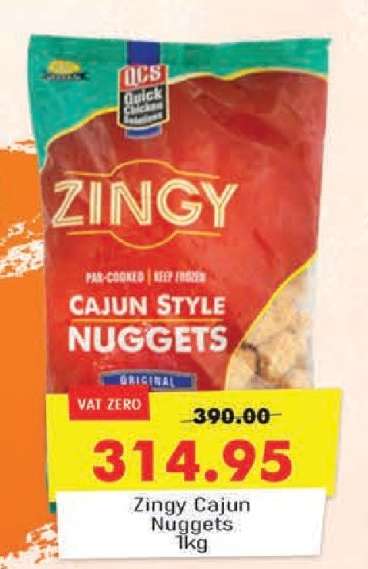 Zingy Cajun Nuggets 1kg