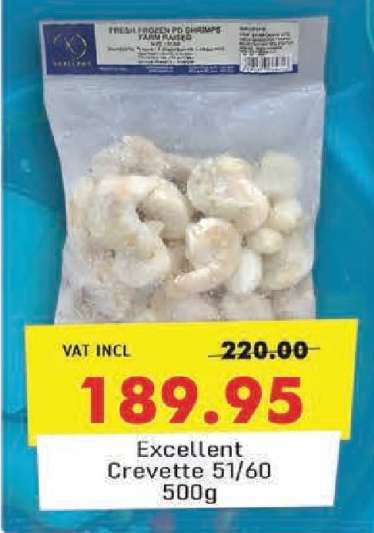 Excellent Crevette 51/60 500g