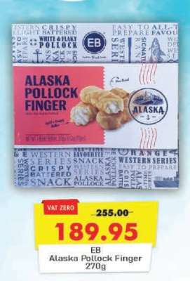 EB Alaska Pollock Finger 270g