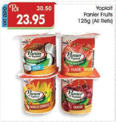 Yoplait Panier Fruits 125g (All Refs)