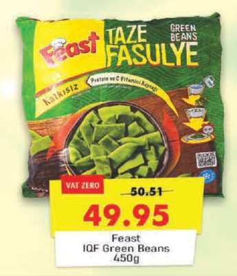 Feast IQF Green Beans 450g