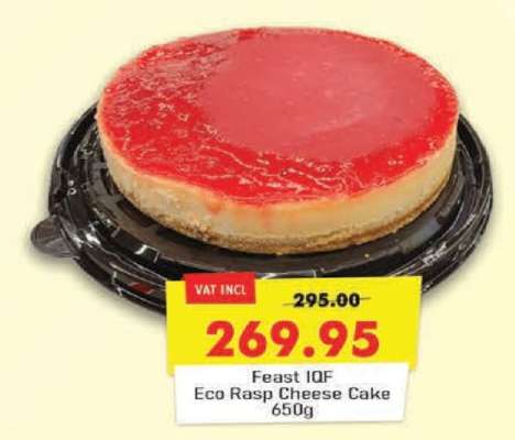 Feast IQF Eco Rasp Cheese-Cake 650g