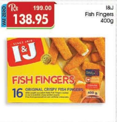 I&J FISH FINGERS 400G