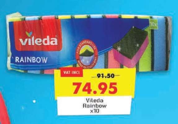 Vileda Rainbow x10