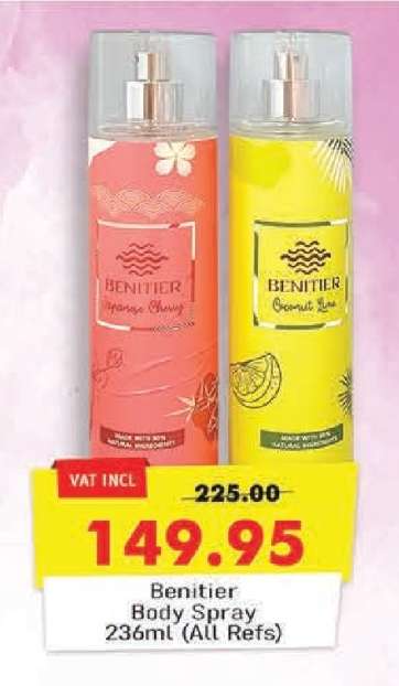 Benitier Body Spray