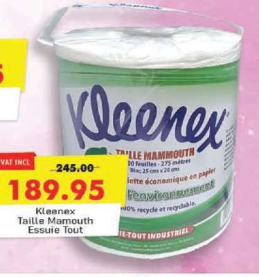 Kleenex Taille Mammouth Essuie Tout