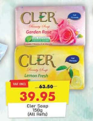 Cler Soap 150g (All Refs)