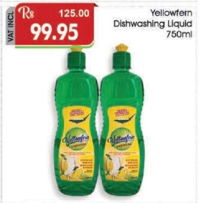 Yellowfern Dishwashing Liquid 750ml