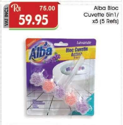 Alba Bloc Cuvette 5in1/x5 (5 Refs)