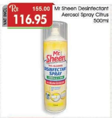 Mr Sheen Desinfectant Aerosol Spray Citrus 500ml