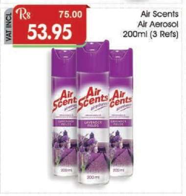 Air Scents Air Aerosol 200ml (3 Refs)
