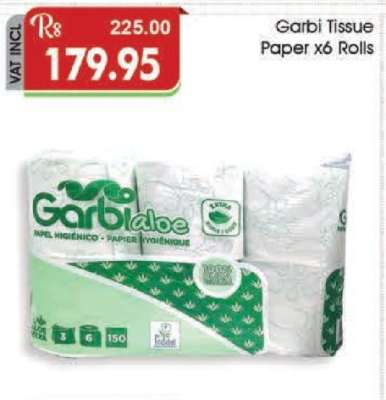 Garbi Tissue Paper x6 Rolls