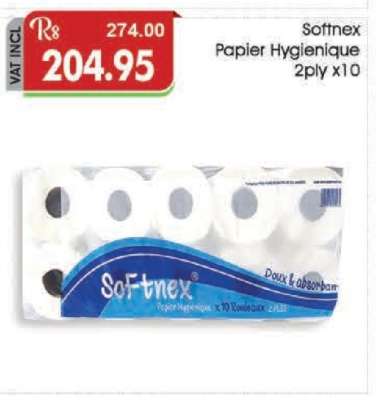 Softnex Papier Hygienique 2ply x10