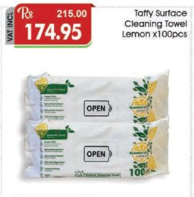 Taffy Surface Cleaning Towel Lemon x100pcs