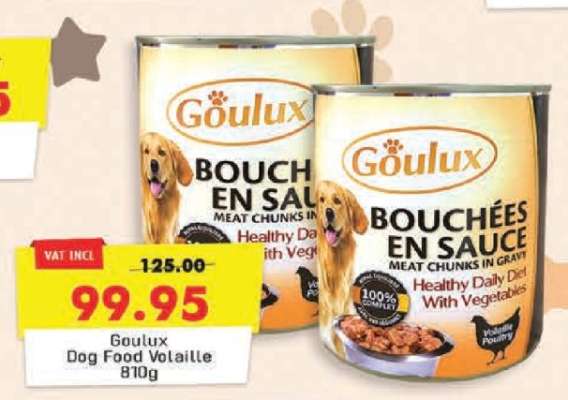 Goulux Dog Food Volaille 810g