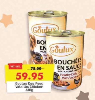 Goulux Dog Food Volaille/Chicken 410g