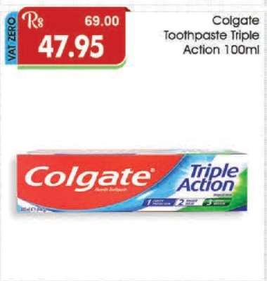 Colgate Toothpaste Triple Action 100ml