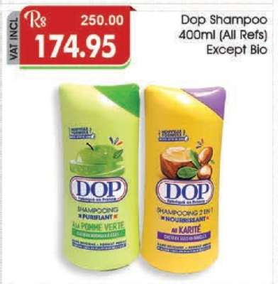 Dop Shampoo 400ml (All Refs) Except Bio