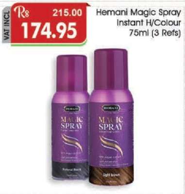 Hemani Magic Spray Instant H/Colour 75ml (3 Refs)