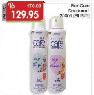 Flux Care Deodorant 250ml (All Refs)