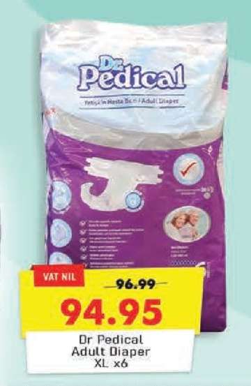 Dr Pedical Adult Diaper XL X6