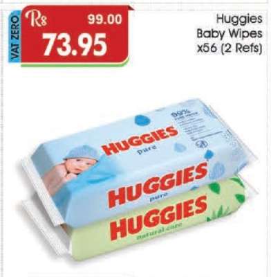 Huggies Baby Wipes x56 (2 Refs)